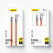 Dudao Angled USB-C to USB-C Cable 120W - здрав кабел с бързо зареждане за устройства с USB-C порт (100 см) (оранжев) 6