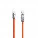 Dudao Angled Fast Charging USB-C to Lightning Cable PD 30W - USB-C към Lightning кабел за Apple устройства с Lightning порт (100 см) (оранжев)  1