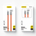 Dudao Angled Fast Charging USB-C to Lightning Cable PD 30W - USB-C към Lightning кабел за Apple устройства с Lightning порт (100 см) (оранжев)  7