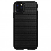 Spigen Liquid Air Case - силиконов (TPU) калъф с висока степен на защита за iPhone 11 Pro Max (черен) 1