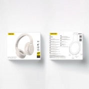 Dudao X22 Pro Active Noise Cancelling Wireless Over-Ear Headphones - безжични блутут слушалки с микрофон за мобилни устройства с Bluetooth (бял) 7