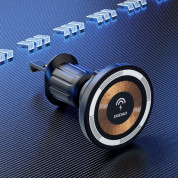 Dudao F12MAX MagSafe Air Vent Car Mount 15W - магнитна поставка за радиатора на кола с безжично зареждане за iPhone с MagSafe (черен) 10