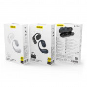 Dudao U17H Open-Air Conduction TWS Bluetooth Earphones - спортни безжични блутут слушалки със зареждащ кейс (черен) 6