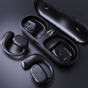 Dudao U17H Open-Air Conduction TWS Bluetooth Earphones - спортни безжични блутут слушалки със зареждащ кейс (черен) 2