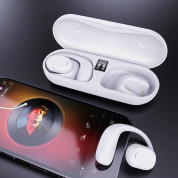 Dudao U17H Open-Air Conduction TWS Bluetooth Earphones - спортни безжични блутут слушалки със зареждащ кейс (бял) 1