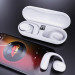 Dudao U17H Open-Air Conduction TWS Bluetooth Earphones - спортни безжични блутут слушалки със зареждащ кейс (бял) 2