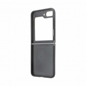 Guess 4G Triangle PU Leather Hard Case - дизайнерски кожен кейс за Samsung Galaxy Z Flip5 (черен) 4