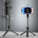 Dudao Selfie Stick Telescopic Tripod with Bluetooth Remote - разтегаем безжичен селфи стик и трипод за мобилни телефони (черен) 4