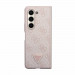 Guess 4G Triangle PU Leather Hard Case - дизайнерски кожен кейс за Samsung Galaxy Z Fold5 (розов) 2