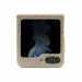 Guess Glitter Flakes Metal Logo Case - хибриден удароустойчив кейс за Samsung Galaxy Z Flip5 (златист) 3