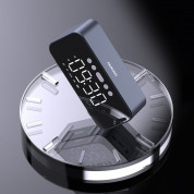 Dudao Y17 Wireless Speaker Bluetooth, FM And Clock (silver) 7