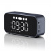 Dudao Y17 Wireless Speaker Bluetooth, FM And Clock - безжичен портативен спийкър с FM радио, часовник с аларма и microSD слот (тъмносив) 2