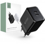 Tech-Protect Wall Charger Dual USB-C 35W PD (black)