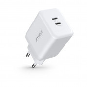 Tech-Protect Wall Charger Dual USB-C 35W PD (white) 1