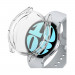 Tech-protect Defense360 Case - качествен силиконов (TPU) кейс с вграден протектор за дисплея на Samsung Galaxy Watch 6 40мм (прозрачен) 1