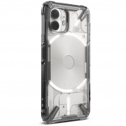 Ringke Fusion X Case - хибриден удароустойчив кейс за Nothing Phone 2 (черен-прозрачен) 2
