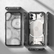 Ringke Fusion X Case - хибриден удароустойчив кейс за Nothing Phone 2 (черен-прозрачен) 5