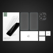 Tech-Protect Supreme Protection Set - комплект 2 броя стъклено защитно покритие за дисплея и стъклено защитно покритие за камерата на iPhone 15 Pro Max (прозрачен) 4