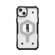 Urban Armor Gear Pathfinder MagSafe Case - удароустойчив хибриден кейс за iPhone 15 Plus (прозрачен) 2