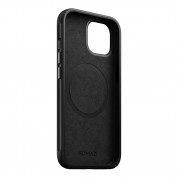 Nomad Modern Leather MagSafe Case for iPhone 15 (black) 5