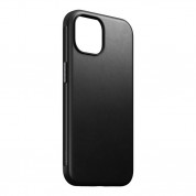 Nomad Modern Leather MagSafe Case for iPhone 15 (black) 4