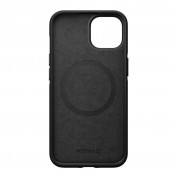 Nomad Modern Leather MagSafe Case - кожен (естествена кожа) кейс с MagSafe за iPhone 15 Plus (черен) 3