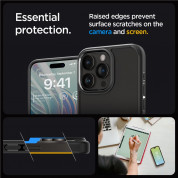 Spigen Ultra Hybrid Case - хибриден кейс с висока степен на защита за iPhone 15 Pro Max (черен-прозрачен) 12