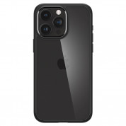Spigen Ultra Hybrid Case - хибриден кейс с висока степен на защита за iPhone 15 Pro Max (черен-прозрачен) 1