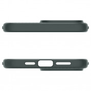 Spigen Liquid Air Case - силиконов (TPU) калъф с висока степен на защита за iPhone 15 Pro (зелен) 5