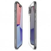 Spigen Ultra Hybrid Case - хибриден кейс с висока степен на защита за iPhone 15 (прозрачен) 8