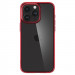 Spigen Ultra Hybrid Case - хибриден кейс с висока степен на защита за iPhone 15 Pro (червен-прозрачен) 2