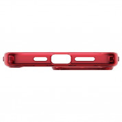 Spigen Ultra Hybrid Case - хибриден кейс с висока степен на защита за iPhone 15 Pro (червен-прозрачен) 4