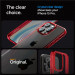 Spigen Ultra Hybrid Case - хибриден кейс с висока степен на защита за iPhone 15 Pro (червен-прозрачен) 11