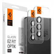 Spigen Optik Pro tR Ez Fit Lens Protector 2 Pack - 2 комплекта предпазни стъклени лещи за камерата на Samsung Galaxy Z Fold5 (черен)