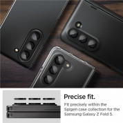 Spigen Optik Pro tR Ez Fit Lens Protector 2 Pack - 2 комплекта предпазни стъклени лещи за камерата на Samsung Galaxy Z Fold5 (черен) 9