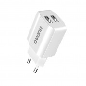 Dudao Travel Wall Charger Dual 12W (white)