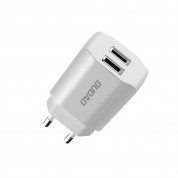 Dudao Travel Wall Charger Dual 12W (white) 2