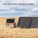 EcoFlow RIVER 2 Portable Power Station 256Wh With 60W Portable Solar Panel Bundle - комплект портативна електростанция и сгъваем соларен панел (черен) 8