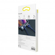 Baseus Cafule USB Lightning Cable (CALKLF-CV3) - Lightning USB кабел за Apple устройства с Lightning порт (200 см) (син-златист) 6
