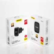 Dudao F8H Magnetic Car Phone Holder Dudao Air Vent - магнитна поставка за радиатора на кола за смартфони (черен) 5