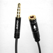 Dudao L11S Audio Extension Cable 3.5mm AUX (100cm) (Black) 3