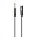 Dudao L11S Audio Extension Cable - удължителен аудио кабел 3.5 mm женско към 3.5 mm мъжко (100 см) (черен) 1