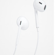 Dudao In-Ear Stereo Lightning Headset - слушалки със Lightning кабел, управление на звука и микрофон (бял) 3
