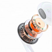 Dudao In-Ear Stereo Lightning Headset - слушалки със Lightning кабел, управление на звука и микрофон (бял) 2