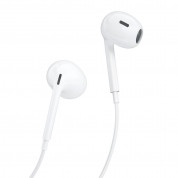 Dudao X14PROT In-Ear USB-C Stereo Headphones - слушалки с USB-C кабел, управление на звука и микрофон (бял) 1