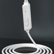 Dudao X3B In-Ear USB-C Stereo Headphones - слушалки с USB-C кабел, управление на звука и микрофон (бял) 3
