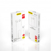 Dudao X3B In-Ear USB-C Stereo Headphones - слушалки с USB-C кабел, управление на звука и микрофон (бял) 5
