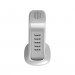 Dudao 5 USB-А Desktop Charger 25W - захранване с 5 x USB-А изхода за мобилни телефони и таблети (бял) 6