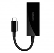 Ugreen USB-C Gigabit Ethernet Adapter - адаптер за свързване от USB-C към Gigabit Ethernet за устройства с USB-C порт (черен) 1