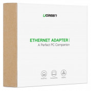 Ugreen USB-C Gigabit Ethernet Adapter - адаптер за свързване от USB-C към Gigabit Ethernet за устройства с USB-C порт (черен) 6